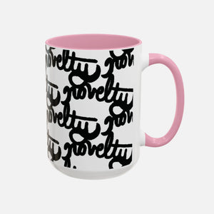 Pink Novelty Logo Mug