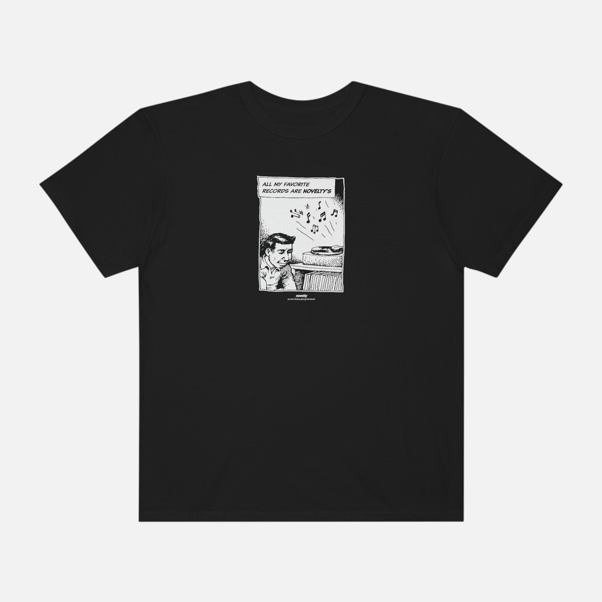 "All My Favorite Records" Comic Tee