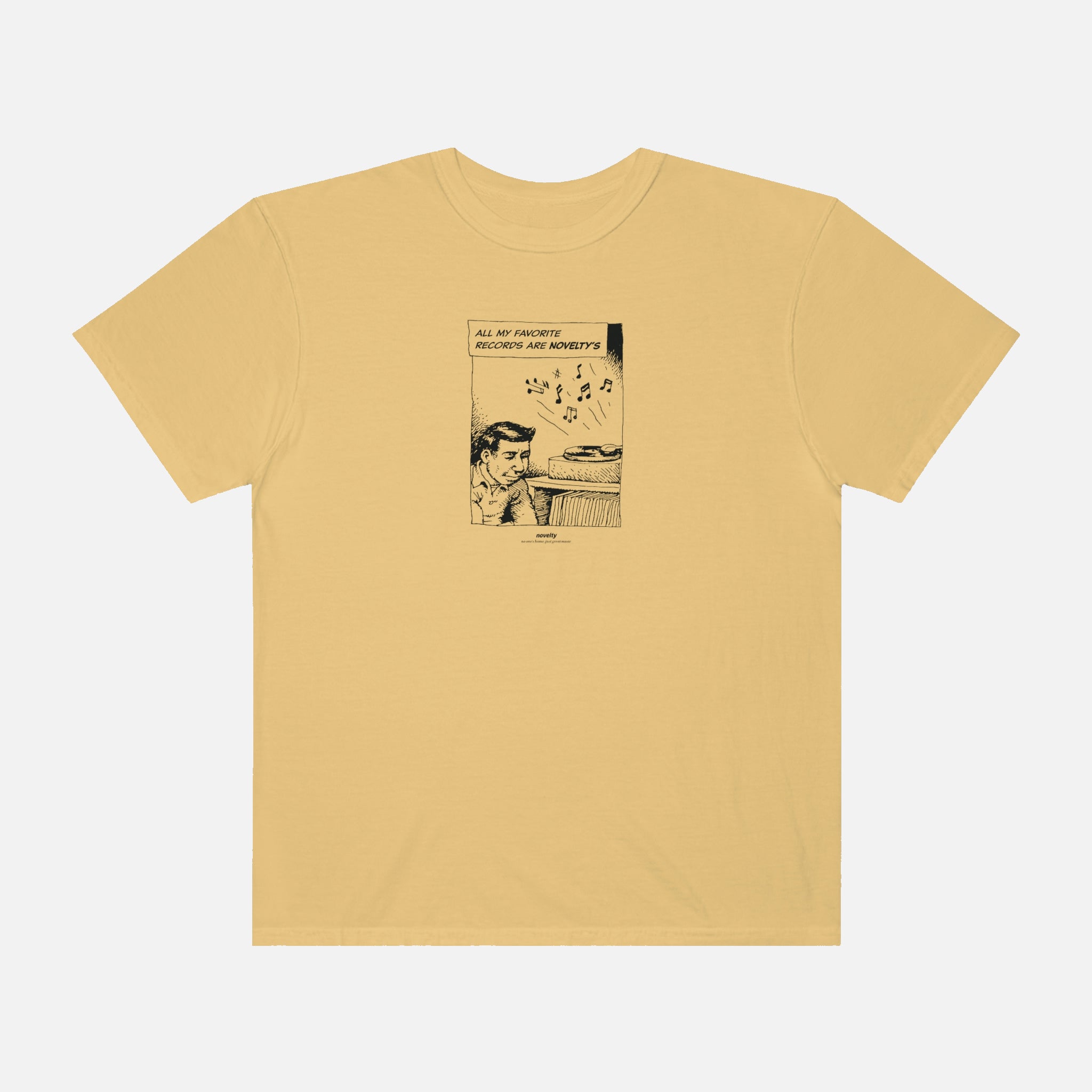 "All My Favorite Records" Comic Tee